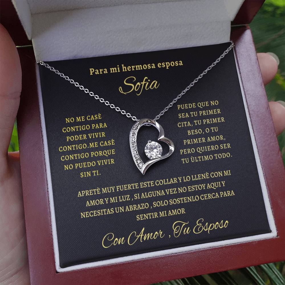 Para Mi Hermosa Esposa-PERSONALIZADO