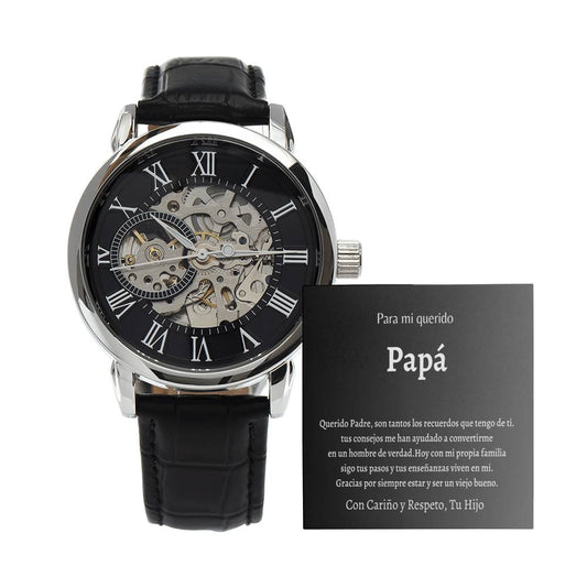 Para Papá -Reloj Calado para Hombre