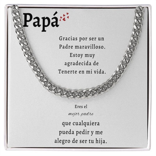 Papá -Gracias por ser un padre maravilloso