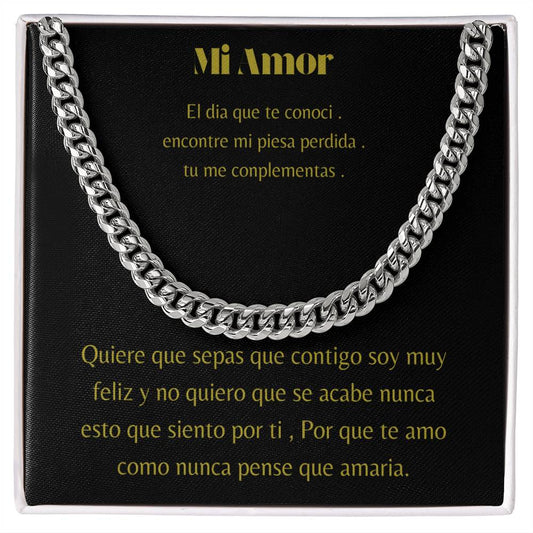 MI AMOR | Cuban Link Chain Necklace