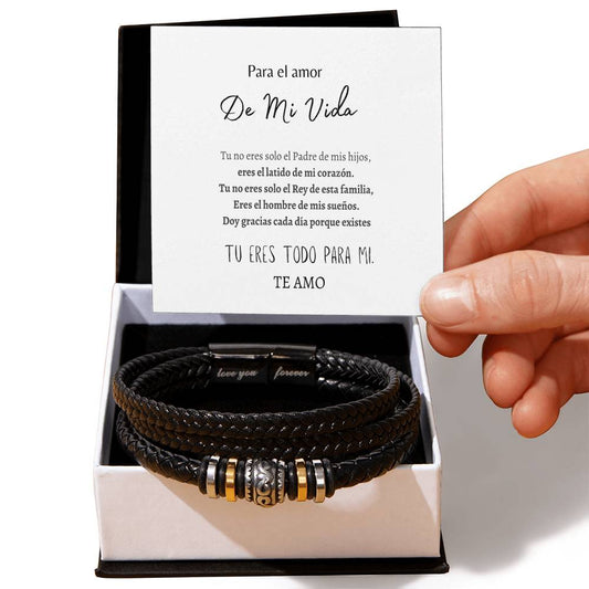 Pulsera "Te Amo Siempre" para Hombres