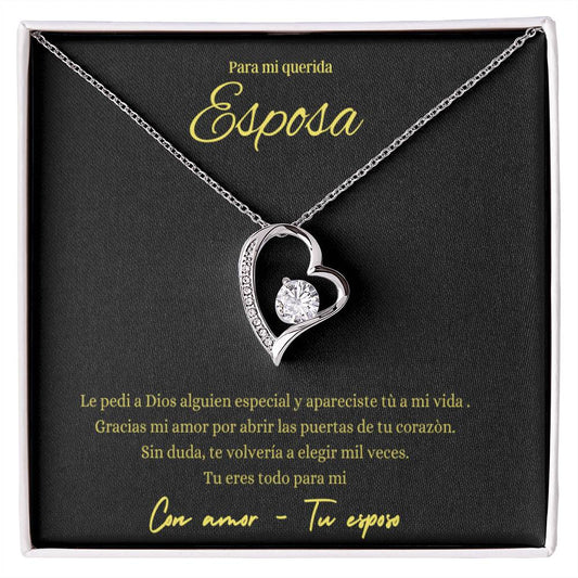 Esposa-Collar Forever Love