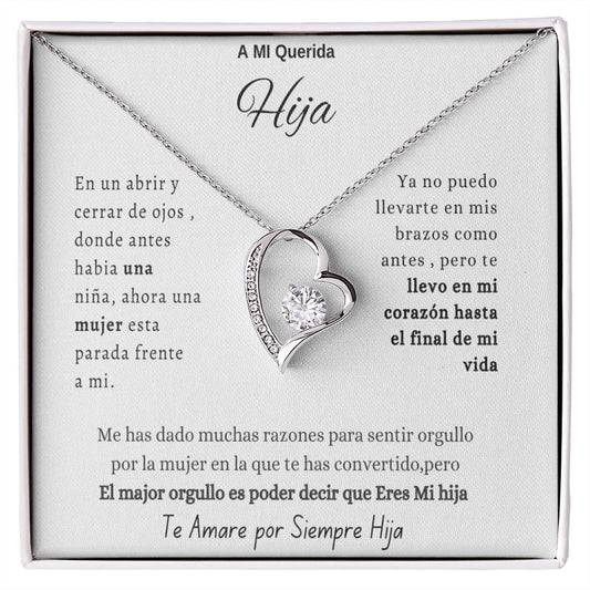 A mi Querida Hija -  Collar Forever Love