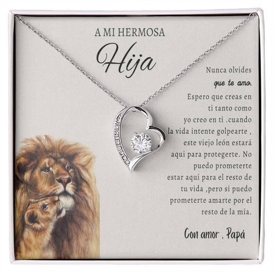 A Mi Hermosa Hija - Collar De Amor Eterno